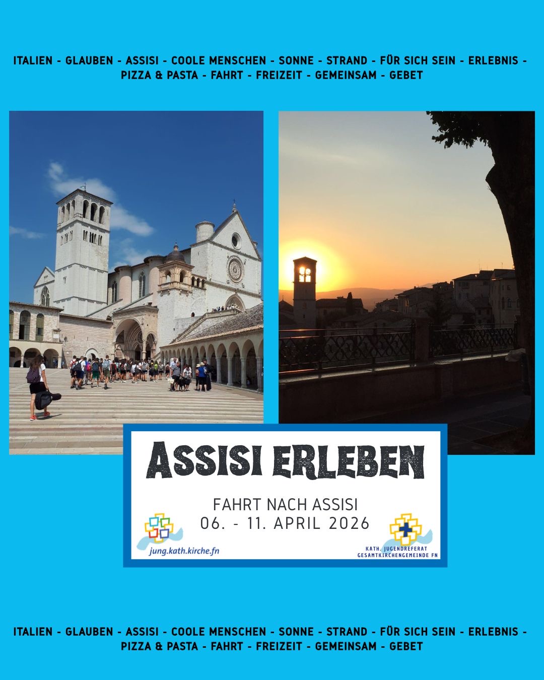 Ausschreibung Fahrt nach Assisi